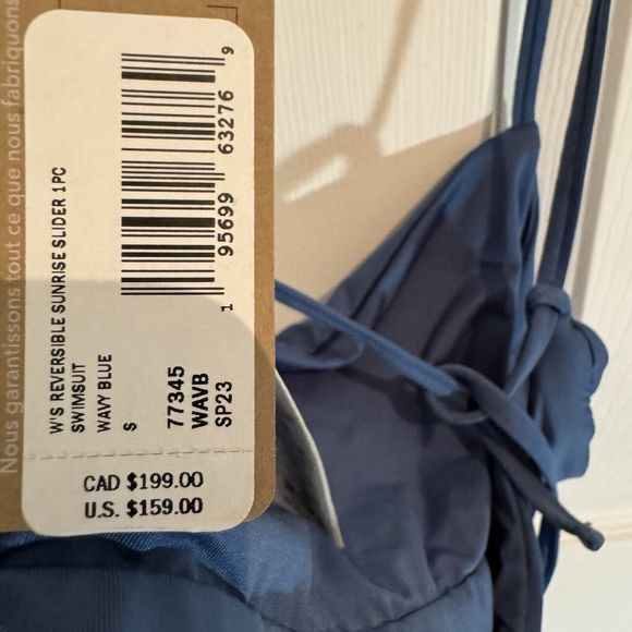 PATAGONIA Reversible Sunrise Slider One-Piece Swimsuit NWT, Small - Picture 5 of 6